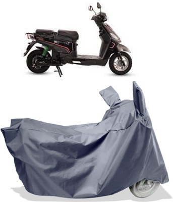 Amexride Two Wheeler Cover for Hero Electric(Electric NYX e5 BS6, Grey)