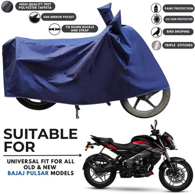 MADAFIYA Two Wheeler Cover for Bajaj(Pulsar 160 NS DTS-i, Blue)
