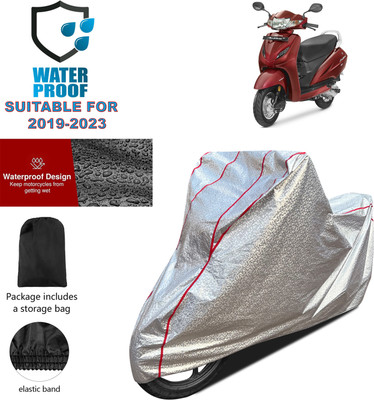 PAGORA Waterproof Two Wheeler Cover for Honda(Activa 4G, Silver)