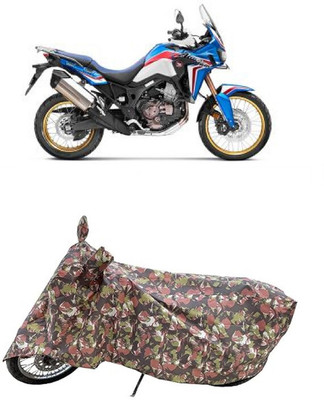 Coxtor Waterproof Two Wheeler Cover for Honda(CRF1000L Africa Twin BS6, Multicolor)