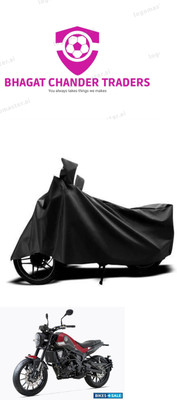 bhagat chander traders Waterproof Two Wheeler Cover for Benelli(Leoncino 250, Black)