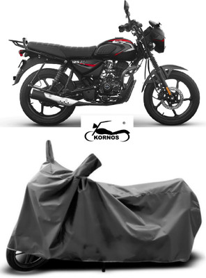 KORNOS Waterproof Two Wheeler Cover for Honda(Hness CB350, Grey)