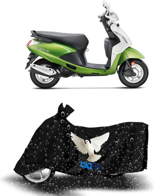BigFly Waterproof Two Wheeler Cover for Hero(Pleasure, Black)