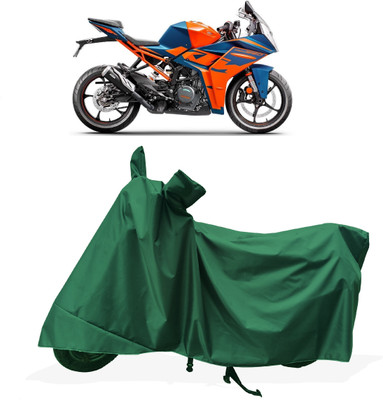 Tricway Two Wheeler Cover for KTM(RC 390 BS6, Green)