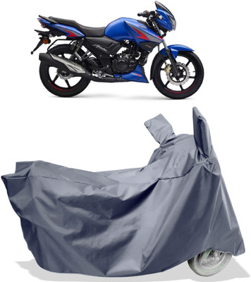 Amexride Two Wheeler Cover for TVS(Apache RTR 160, Grey)