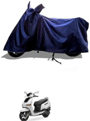KEDIT Two Wheeler Cover for TVS(iQube Electric, Blue)