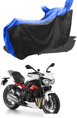 AESTRYD Two Wheeler Cover for Triumph(Street Triple RS BS6, Red)