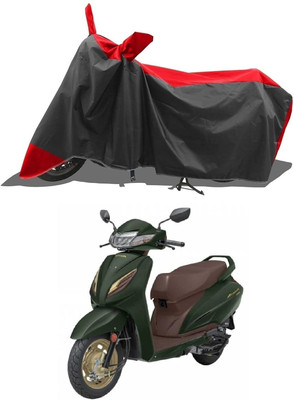 KEDIT Two Wheeler Cover for Honda(Activa 3G, Red, Black)