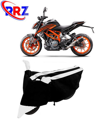 RRZ Waterproof Two Wheeler Cover for KTM(250 Duke, Black, White)