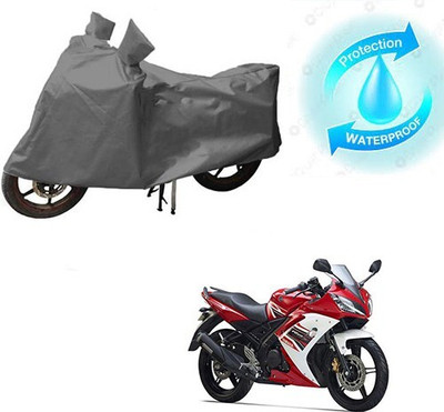 MMSSTAR Waterproof Two Wheeler Cover for Yamaha(R15 s, Grey)