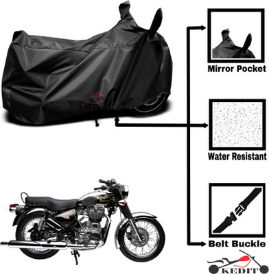 KEDIT Two Wheeler Cover for Universal For Bike(Electra Delux, Black)