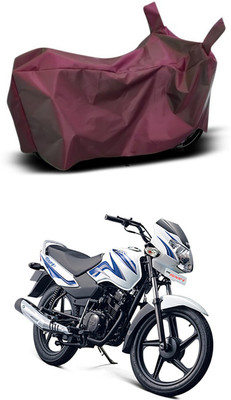 MMSSTAR Waterproof Two Wheeler Cover for TVS(Sport ES, Maroon)