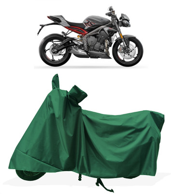 Tricway Two Wheeler Cover for Triumph(Speed Triple ABS, Green)