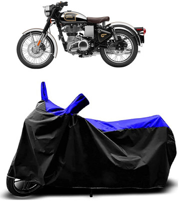 VESMEI Two Wheeler Cover for Royal Enfield(Classic Squadron, Blue)