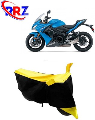 RRZ Waterproof Two Wheeler Cover for Suzuki(GSX S1000F, Black, Yellow)