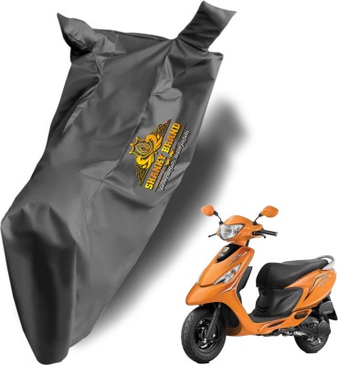 ShankyBrand Two Wheeler Cover for TVS, Universal For Bike(Scooty Zest 110, Grey)