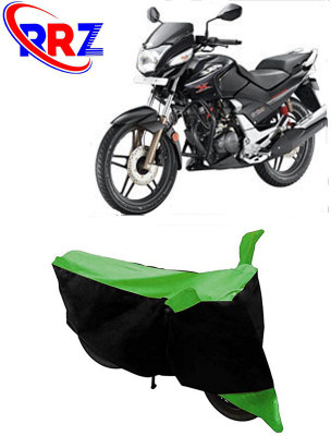 RRZ Waterproof Two Wheeler Cover for Hero(CBZ Extreme, Black, Green)