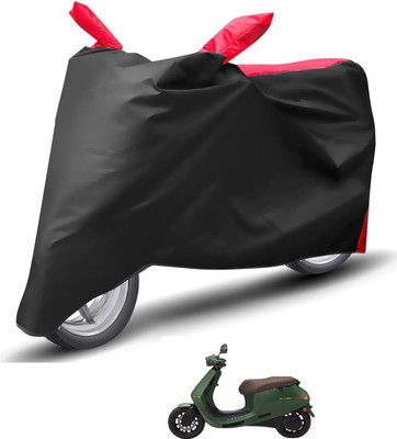 Caronix Waterproof Two Wheeler Cover for Ola(Red)