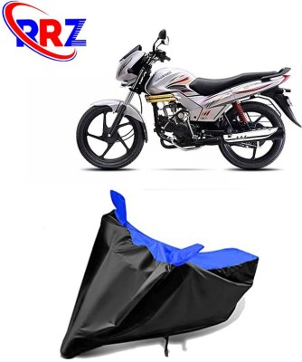 RRZ Waterproof Two Wheeler Cover for Mahindra(Centuro NXT, Black, Blue)