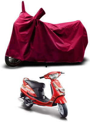 KEDIT Two Wheeler Cover for Mahindra(Duro 125, Maroon)
