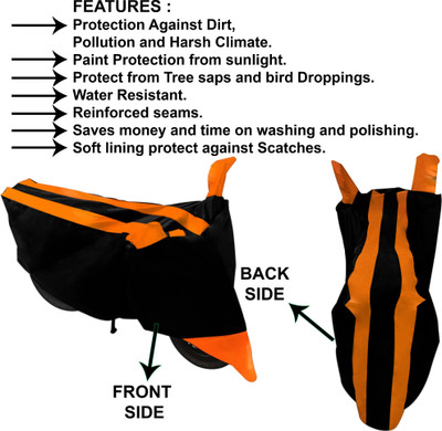 SMDP Waterproof Two Wheeler Cover for KTM(250 Duke, Blue)
