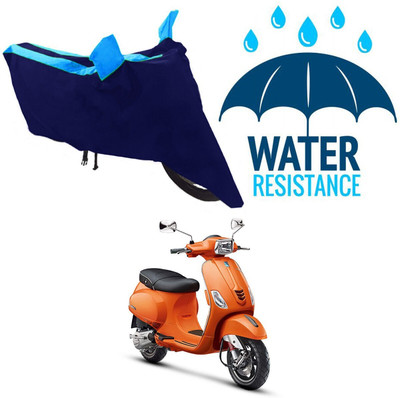 DeepShakshi AUTOMOTIVE Waterproof Two Wheeler Cover for Vespa(Vespa SXL 125, Blue)