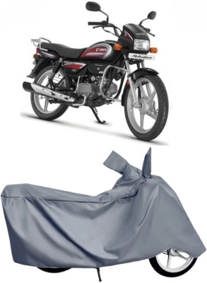 HYBRIDS COLLECTION Two Wheeler Cover for Hero(Splendor, Grey)