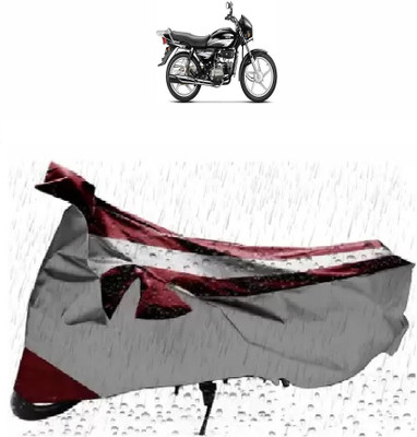 MISSION COLLECTION Waterproof Two Wheeler Cover for Hero(Splendor Plus, Maroon)