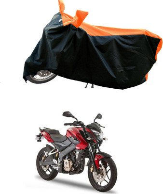 MWBB Waterproof Two Wheeler Cover for Bajaj(Pulsar 180NS BS6, Orange)