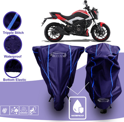 Defendo Waterproof Two Wheeler Cover for Bajaj(Dominar 400, Blue)
