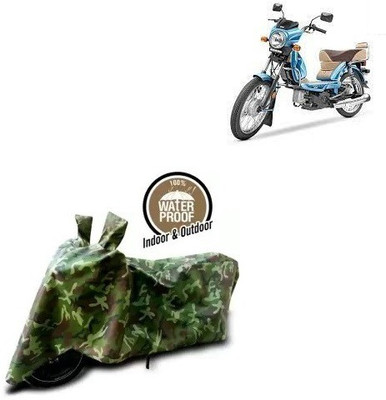 THE REAL ARV Waterproof Two Wheeler Cover for TVS(XL 100 Comfort, Multicolor)