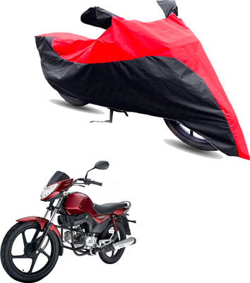 Motodreka Two Wheeler Cover for Mahindra(Stallio, Red, Black)