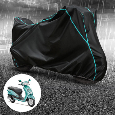 CODOKI Waterproof Two Wheeler Cover for Hero(Duet, Black)