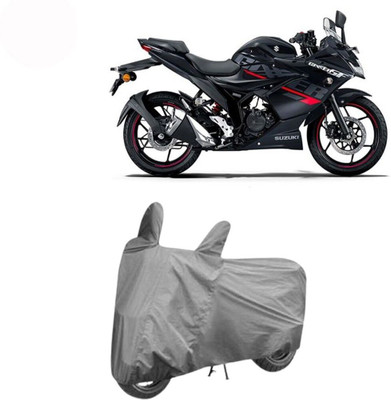 DeepShakshi AUTOMOTIVE Waterproof Two Wheeler Cover for Suzuki(Gixxer SF, Grey)