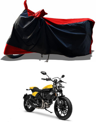 DeepShakshi AUTOMOTIVE Waterproof Two Wheeler Cover for Ducati(Scrambler 1100, Red)
