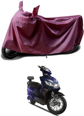 THE REAL ARV Waterproof Two Wheeler Cover for Okinawa(i-Praise, Maroon)