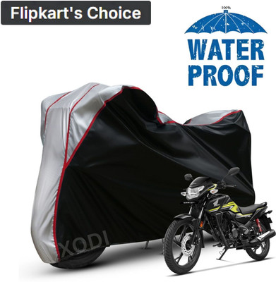 xodi Waterproof Two Wheeler Cover for Honda(SP125, Silver, Black)