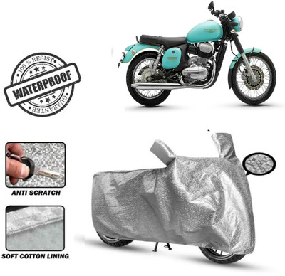 Autoinnovation Waterproof Two Wheeler Cover for JAWA(42, Silver)