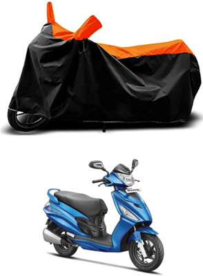 VESMEI Two Wheeler Cover for Hero(Motocorp Maestro Electric, Orange)
