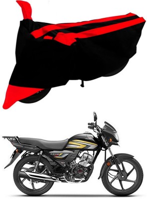 Genipap Two Wheeler Cover for Honda(CD 110 Dream, Black, Red)