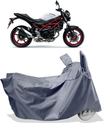 Amexride Two Wheeler Cover for Suzuki(SV650, Grey)