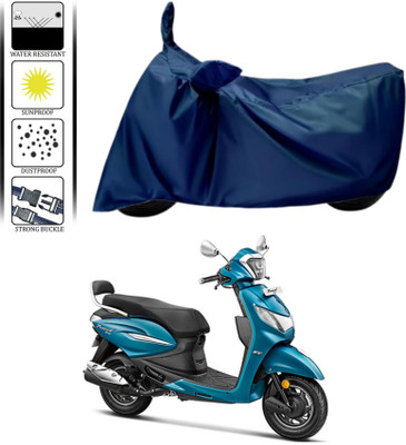 HWSXQAE Waterproof Two Wheeler Cover for Hero(Blue)
