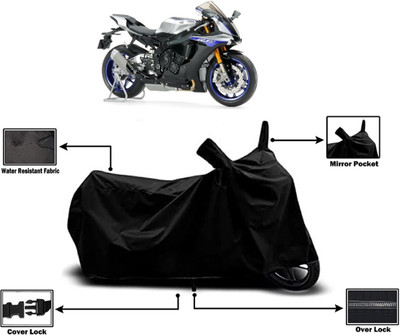 Amexride Two Wheeler Cover for Yamaha(YZF R1M, Black)