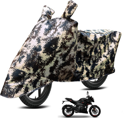 Euro Care Waterproof Two Wheeler Cover for Bajaj(Pulsar N160, Silver)