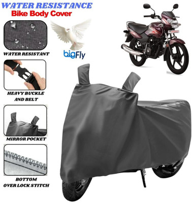 BigFly Two Wheeler Cover for TVS(Sport, Grey)