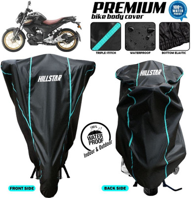 AutoGalaxy Waterproof Two Wheeler Cover for Yamaha(FZ-S Fi Version 3.0, Black)