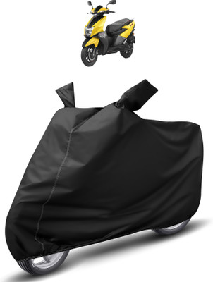 MOCKHE Waterproof Two Wheeler Cover for TVS(Ntorq 125, Black)