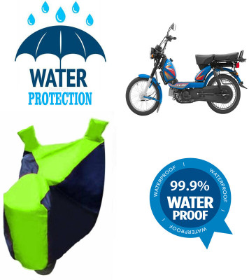 RTS COLLECTIONS Waterproof Two Wheeler Cover for TVS(XL 100 Heavy Duty BS6, Multicolor)