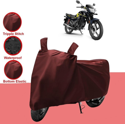 HWSXQAE Two Wheeler Cover for Honda(SR 125, Maroon)