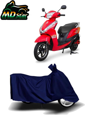 MWBB Waterproof Two Wheeler Cover for Ampere(Scooty, Black)